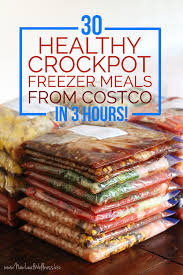 Healthy Crockpot Freezer Meals From