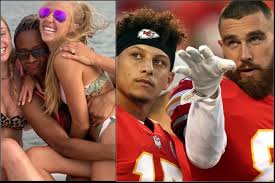 My guys @deionsanders @jamiedukes had me juiced up for the game sunday night! Photos Travis Kelce S Girlfriend Kayla Nicole Grabs A Handful Of Patrick Mahomes Girlfriend Brittany Matthews Booty While On Vacation Blacksportsonline