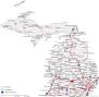 Map of Michigan Cities - Michigan Road Map