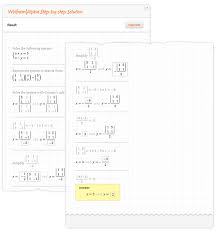 solving systems of linear equations one