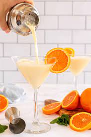 orange creamsicle martini orange