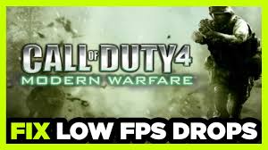 modern warfare low fps drops lagging