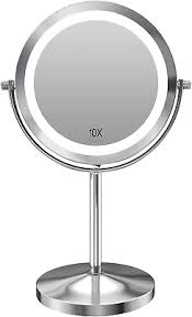 lighted makeup mirror double sided