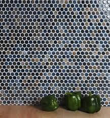 penny round mosaic wall tile