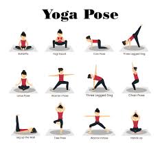 10 best yoga poses printable chart pdf