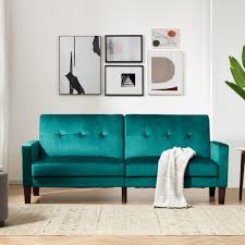 boyel living sofa bed teal contemporary