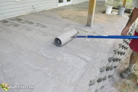 Diy Stamped Concrete Patio How To