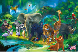 Jungle Theme Hd Wallpaper