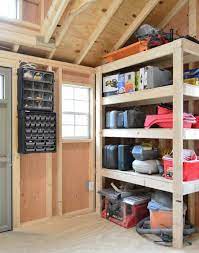 Build Shed Storage Shelves