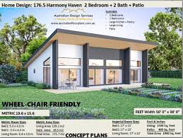 Modern 2 Bedroom House Plan Small And