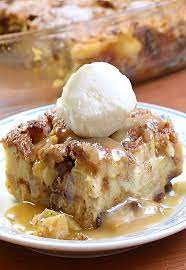 apple pie bread pudding cakescote