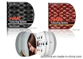 China Salon Hair Color Book In Printing Paperboard China