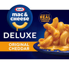 kraft deluxe original cheddar macaroni