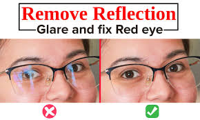 fix reflection red eye remove glare