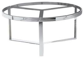 Stainless Steel Round Coffee Table