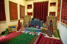 honour of the holiday of turkmen carpet