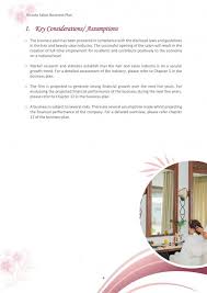 beauty salon business plan a4 pdf word