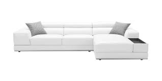 white leather modern bergamo sofa