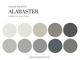 Alabaster Home Color Palette Sherwin