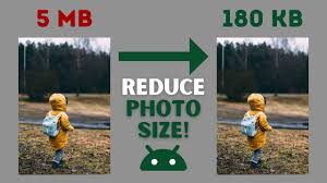 how to reduce photo size on android mb