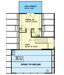 2 Bed Contemporary A Frame House Plan
