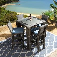 luxury outdoor garden bar set table 4