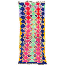 multicolor berber carpet boucherouite