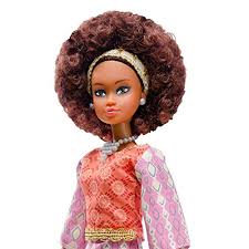 A doll for kids to learn twist outs! Queens Of Africa Black Doll Wuraola Curly Natural Hair Nigerian Authentic African American Doll For Kids
