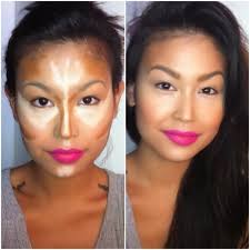 highlighting and contouring makeup
