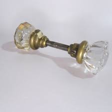 12 Sided Fluted Clear Glass Door Knobs