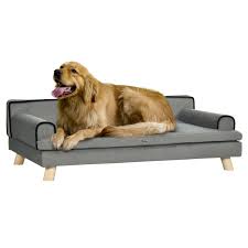 pawhut dog sofa with legs water