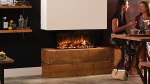 Three Sided Gas Electric Fires
