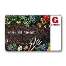 Happy Retirement Garden Gift Card