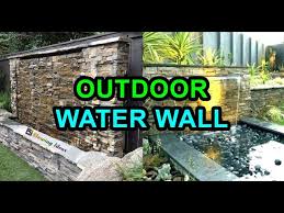 Amazing Outdoor Water Walls Decor