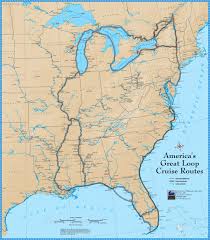 Americas Great Loop Cruise Map
