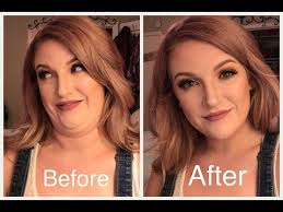 to contour round face double chin