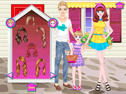 family dressup play now for