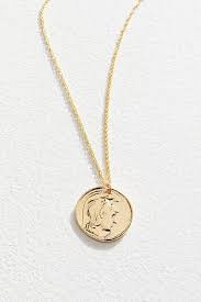 16 coin necklaces we re coveting who