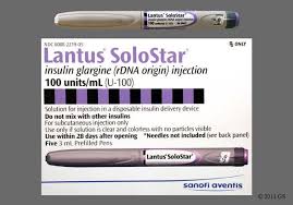 insulin glargine lantus uses side