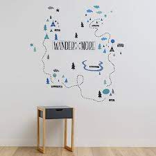 Removable Wall Stickers Black Wander