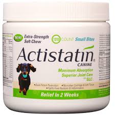 Actistatin Canine Extra Strength Soft Chews Small Bites 120 Ct