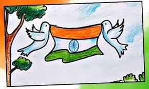 indian republic day drawing ideas for