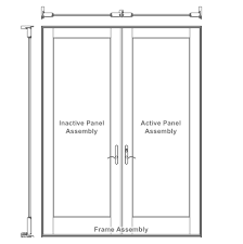 Ascent Hinged French Doors
