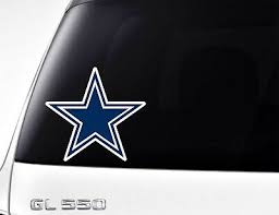 Dallas Cowboys Star Vinyl Decal Car