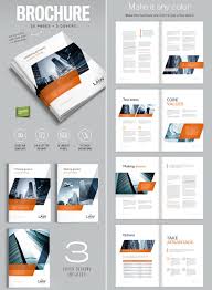 Template For Brochure Design Professional Business Samples