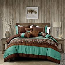Brown And Teal Comforter The