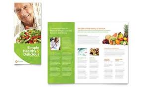 t nutrition brochure templates