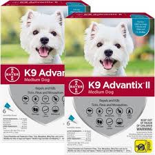 12 Month K9 Advantix Ii Teal For Medium Dogs 11 20 Lbs
