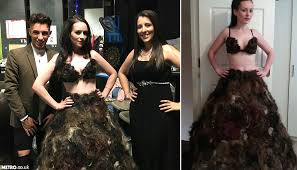 You have stated that you find that the hair growth appears to be spreading to new areas; Sarah Louise Bryan Makes Dress Out Of Other People S Pubic Hair Metro News