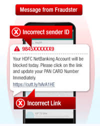 hdfc fake sms message how hdfc bank